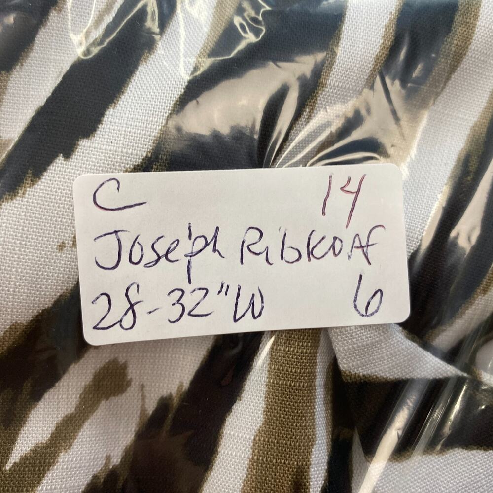 Joseph Ribkoff Culotte Pants Womens 6 Animal Print Neutral Pull On Crop 27"L NEW - Picture 13 of 13